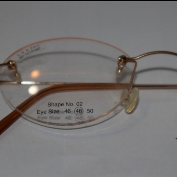Charmant Vintage Rimless Frames Glasses titanium - Picture 15 of 15